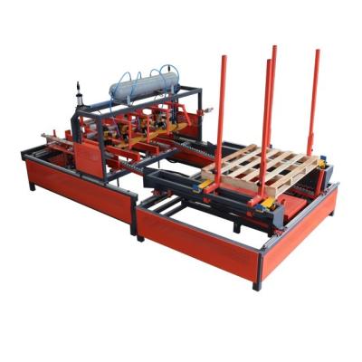 China Woodworking Machinery Semi-Automatic Wooden Pallet Making Machine/Pallet Nailer for sale for sale