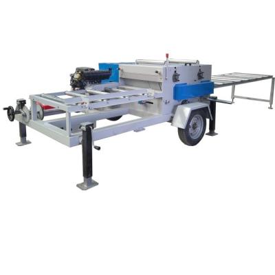 China Gas/Petrol Engine Board Edger/ Portable Twin Blade Board Edger Wood Saw Machine à venda