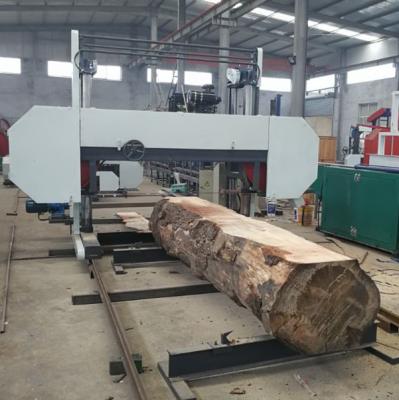 China MJ1500 Large Bandsaw Mill 1500mm Horizontal Band Saw Mill Electrical Type for sale