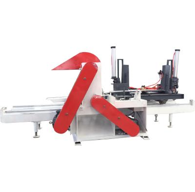 China Twin Blades Sawmill Machine,Double Circular Blades Wood Cutting Saw Sliding Table Saw for sale