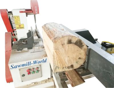 China Double Blade Circular Saw Log Sliding Table Saw CNC Wood Cutting SawMill Machine for sale