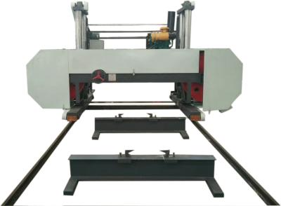 China Horizontal 80HP Large Bandsaw Mill 2000mm Wood Saw Milling Machine for sale