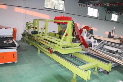 China Wood Cutting Four Shaft heavy duty Circular Saw mill wtih Log carriage for sale