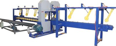 China Log Double Cutting Saw Equipment Twin Heads Bandsaw Vertical Band Sawmill  for sale for sale