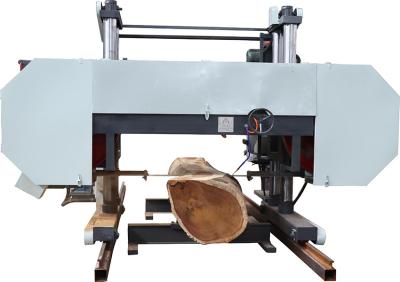 Chine Grand arbre en bois coupant la machine horizontale de scierie de scie à ruban à vendre à vendre