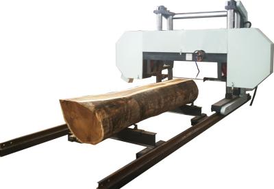 China Grande madeira do tamanho que corta a serração horizontal da faixa, serração grande do corte do log à venda