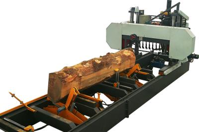 China Serra de fita hidráulica grande serraria 1500 mm serraria de fita de madeira horizontal à venda