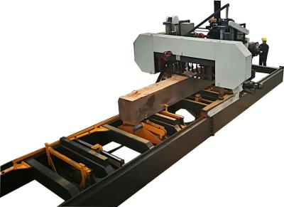 China Máquina de madeira automática da serração da faixa do corte hidráulico da madeira, serra industrial grande da faixa à venda