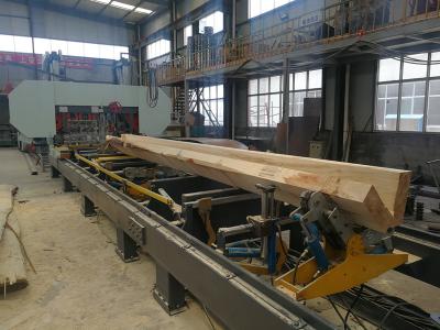 China MJH1500E Wood Cutting Sawmill Fully Automatic Hydraulic Horizontal Band Saw for sale