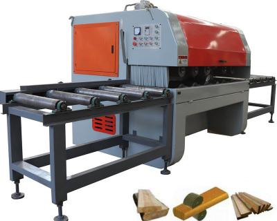 China Multirip Saw Machine Multi Rip Saw Wood Cutting Machine, Double Spindle Multirip Saw Machine with auto feeding for sale