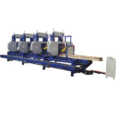 China China 2/3/4/5 heads wood bandsaw mill Multiple Heads Horizontal Band Resaw machine for sale