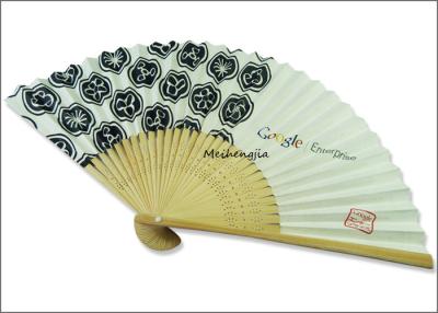 Chine fan faite sur commande de main de papier d'impression de fan de main de côté de doubl d'image de tache de 23 cm à vendre