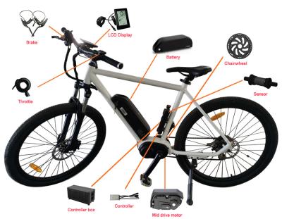 Chine Kit de vélo électrique noir mat sans balais 36v 250w 3,6 kg à vendre