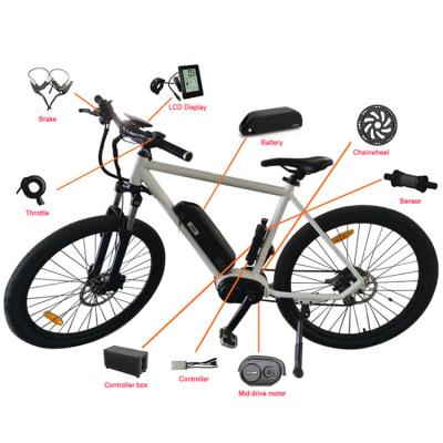 China 48V 250W 350W Electric Bike Conversion Kit Crank Drive With Integrated Torque Sensor for sale