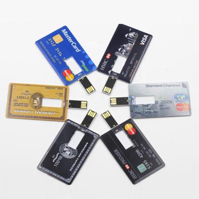 China Hot Selling Promotional Credit Card USB Flash Drive with Full Color Printing, Best Promotion Gift for sale