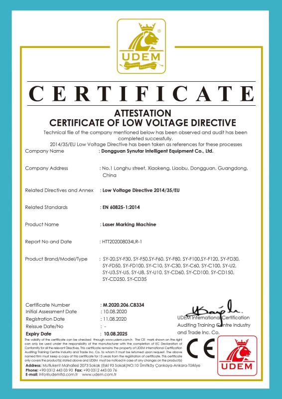 CE-LVD - Dongguan Synutar Intelligent Equipment Co., Ltd.