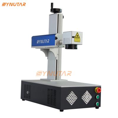 China Desktop Type Fiber Laser Marking Machine 30W Portable Fiber Laser Engraver for sale
