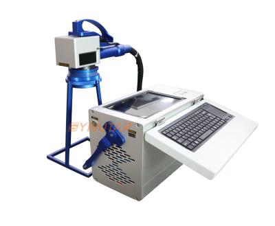 China Metal Portable Handheld Laser Marker 100W Laser Fiber Marking Machine for sale