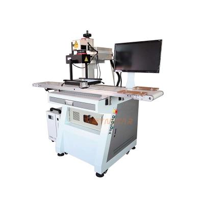 China 220V 20W Automatic Laser Marking Machine Fiber / UV / CO2 Laser for sale