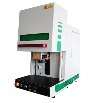 China 220V lasergraverende juwelenmachine 50W / 70W vezellasermarker voor metaal Te koop