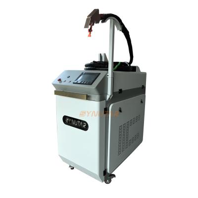 China Máquina de limpieza por láser portátil estable de 1000 W para el tratamiento de costuras de soldadura en venta