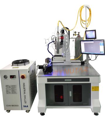 China Automatische lasersweismachine met 4 assen 2000W / 3000W voor lithiumbatterijen Te koop