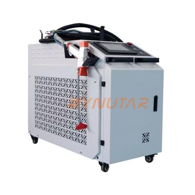 China Máquina de limpieza láser portátil de 220V / 50Hz 1000W para acero de astillero en venta