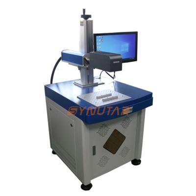 China Geïntegreerde 3D-lasermarkeringsmachine Industriële 30W-metalen lasergraveringsmachine Te koop