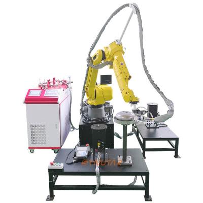China 4000W / 6000W automatische lasersweismachine met intelligente robotarm Te koop