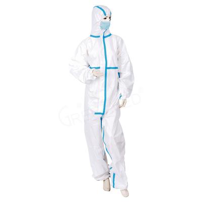 China Waterproof Biological XXXL Disposable Medical Coverall for sale