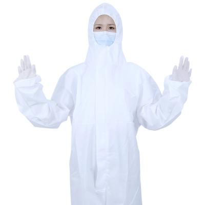 China Eco Friendly Antibacterial SMS Medical Disposable Coverall for sale