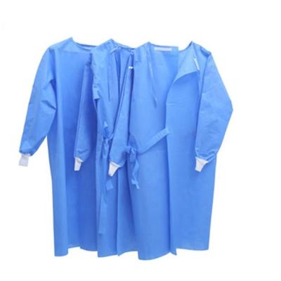 China Quatro botões espanam impermeabilizam vestidos descartáveis do isolamento do ISO 30g à venda