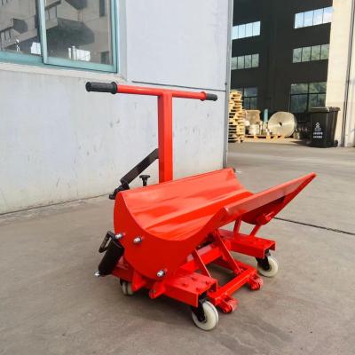 China Hydraulic Cloth Roll Transport Trolley Doffing Easy Handle for sale