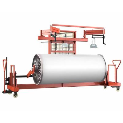China 2-5 Ton Hydraulic Beam Trolley Weaving Beam Trolley Hydraulic Textile for sale