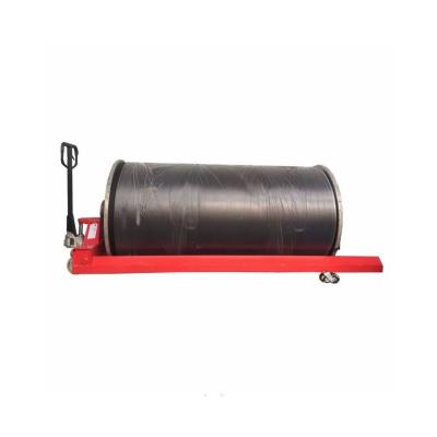 China Textile Hydraulic Hand Lift Trolley Cart Material Handling Tools 1500kgs for sale