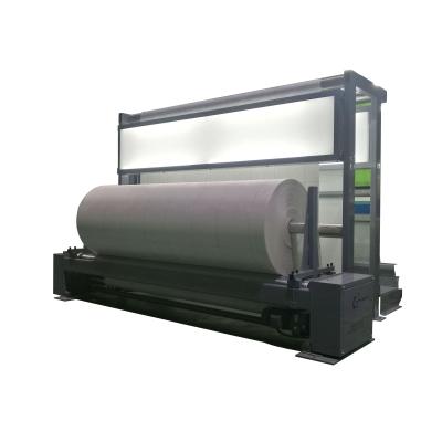 China Fabric Cloth Rolling Machine For Inspection Table With Led for sale
