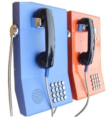China Cold rolled steel GSM public courtesy telephone, hotline service telephone, anti vandal, all weather resistant for sale
