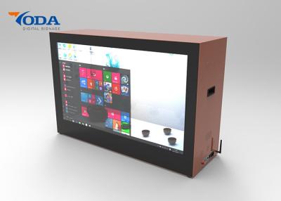 China Indoor Transparent LCD Showcase 50000Hrs Life Cycle DK / I / BG Audio Format for sale