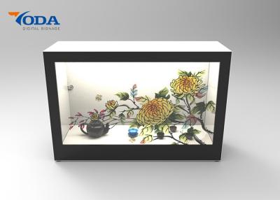 China Windows Transparent LCD Showcase Metal Shell 10 - 90% Working Humidity for sale
