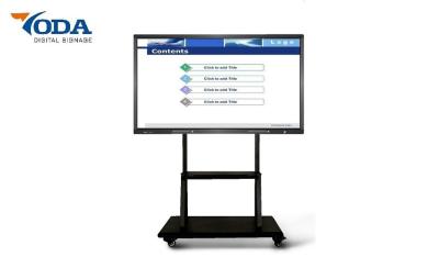 China LCD Interactive Touch Screen UHD Interactive Touch Screen Whiteboard For School for sale