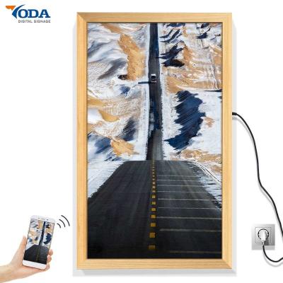 China Realistic Texture Smart Digital Picture Frame , LCD Smart Photo Frame 32 Inch for sale