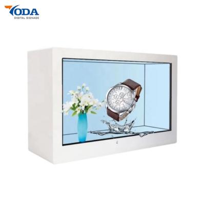 China 46Inch Transparent LCD Display Exhibition Advertising Display Showcase for sale
