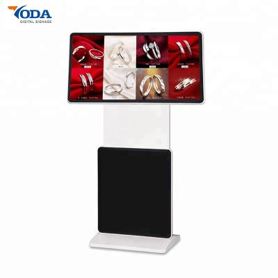 China Floor Stand Rotating Touch Screen Monitor 1080P Digital Sigange for sale