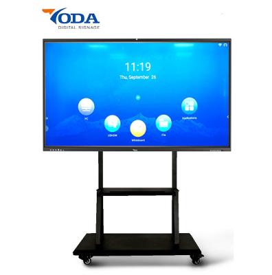 China 55 Inch LCD Interactive Touch Screen Flat Panel Display for sale