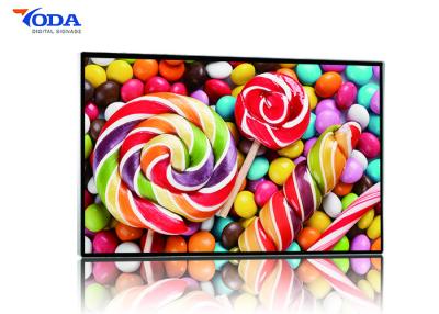 China Indoor 43 inch Touch Control Advertising Displays Wall Mounted Ultra Thin Body for sale