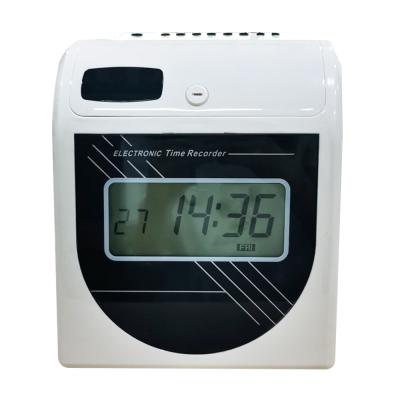 China TIMMY Factory Price Punch Card Time Clock Digital Time Recorder Electronic Date Time Stamp Machine for sale