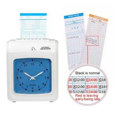 China CE Time Card Attendance Machine for Recorder Office Factory Staffs Employee Check in à venda