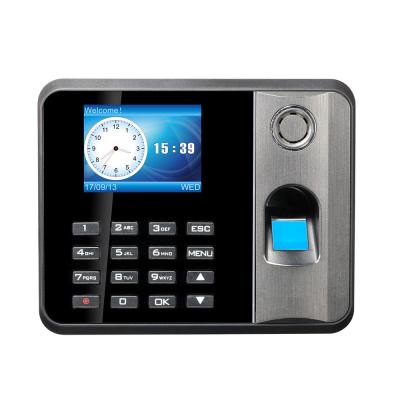 China 2.8 Inch Color Screen Fingerprint Attendance Machine Biometric Time Recording for sale