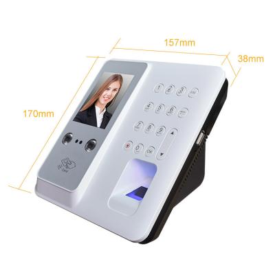 China Cloud Biometric DC 9V Face Recognition Attendance Machine for sale
