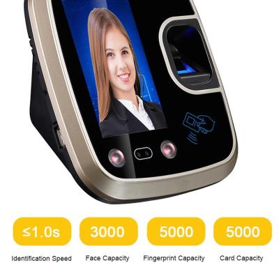 China Time Keeper 4.3 Inch Biometric Face Recognition System for sale